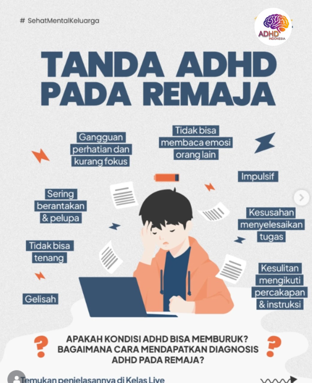 Screening ADHD Non-Diagnostik: Edukasi Awal bagi Orang Tua di Kabupaten Enrekang